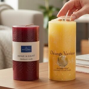 Set of 2 Pillar Candles Villeroy & Boch, Pier 1